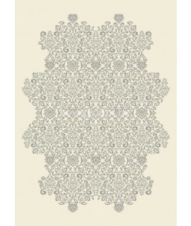 Plyysimatto VISION 32209/36 Valkoinen-Harmaa