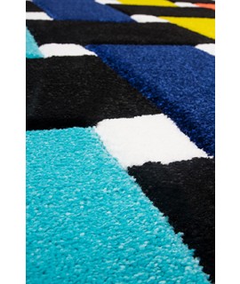 Plyysimatto CALIFORNIA 162 Oranssi/Vihreä