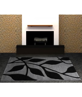 Plyysimatto LUCIA 640 HOPEA/MUSTA