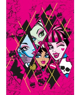 Lasten matto MONSTERS HIGH CHECKERS