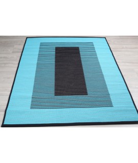 Paperinarumatto TAIKA Musta/Turkoosi