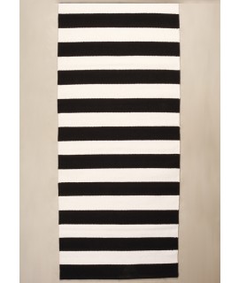 Puuvillamatto TEIJA Musta-valkoinen