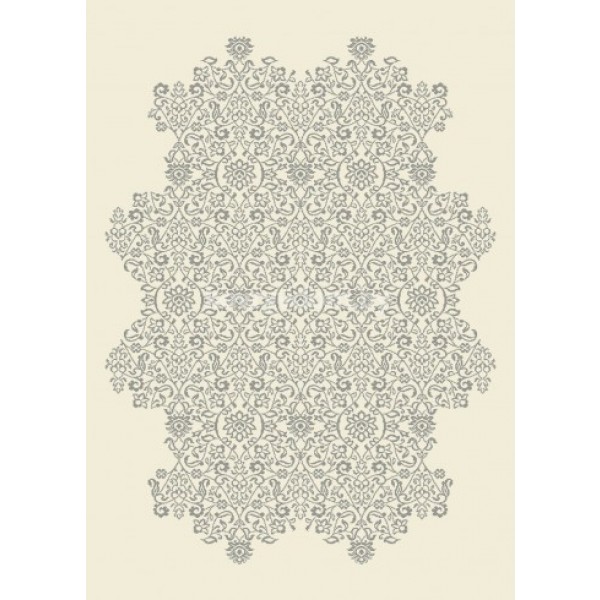 Plyysimatto VISION 32209/36 Valkoinen-Harmaa