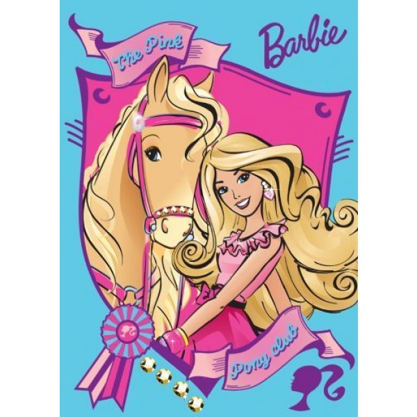 Lasten matto BARBIE PONY CLUB