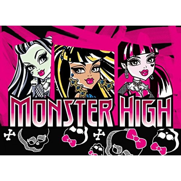 Lasten matto MONSTERS HIGH SKULL