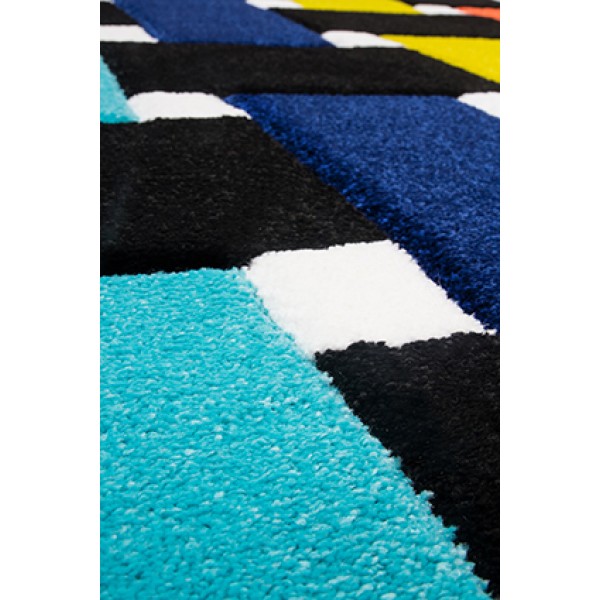 Plyysimatto CALIFORNIA 162 Oranssi/Vihreä