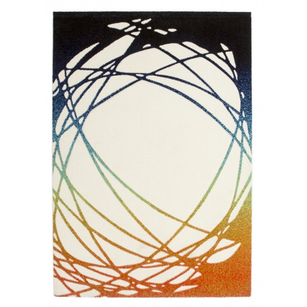 Plyysimatto CALIFORNIA 101 Valkoinen/Oranssi