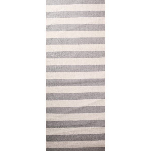 Puuvillamatto TEIJA Hopea-Valkoinen