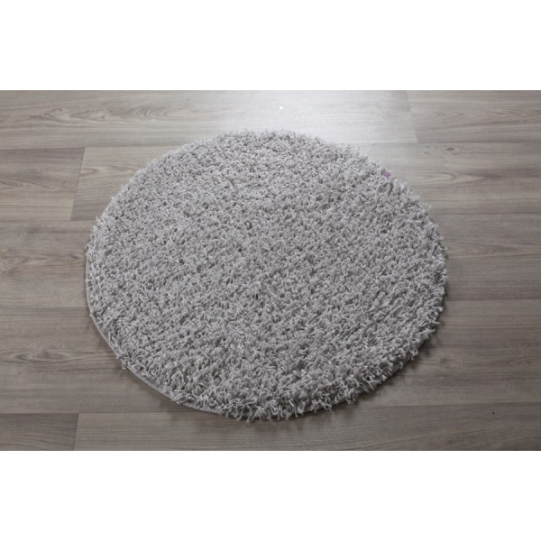 Pyöreä nukkamatto RELAX Hopea