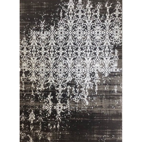  Современный ковер "LEO" 3473 черный-белый