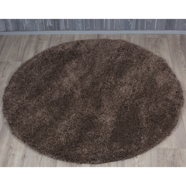 Pyöreä matto SUPER SHAGGY RUSKEA