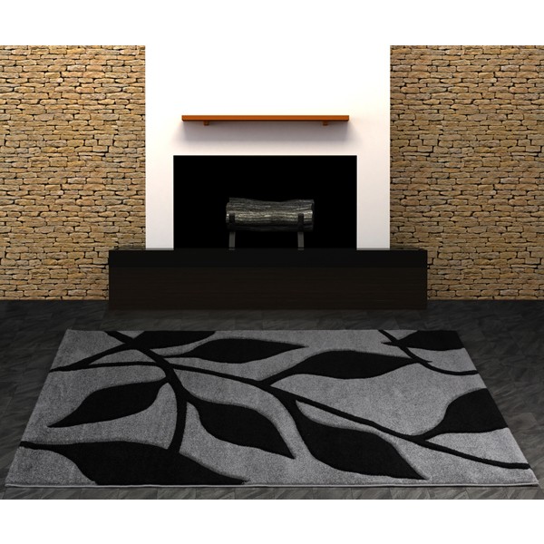 Plyysimatto LUCIA 640 HOPEA/MUSTA