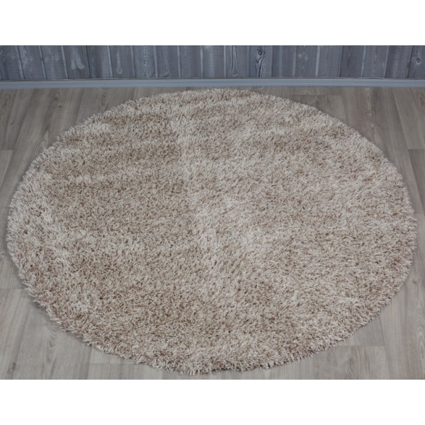 Pyöreä matto SUPER SHAGGY BEIGE