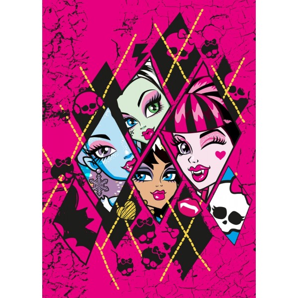 Lasten matto MONSTERS HIGH CHECKERS