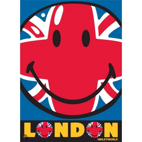 Lasten matto SMILEY UNION JACK