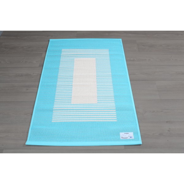 Paperinarumatto TAIKA Turkoosi/Luonnonvalkoinen