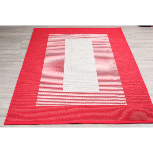 Paperinarumatto TAIKA Punainen/Luonnonvalkoinen