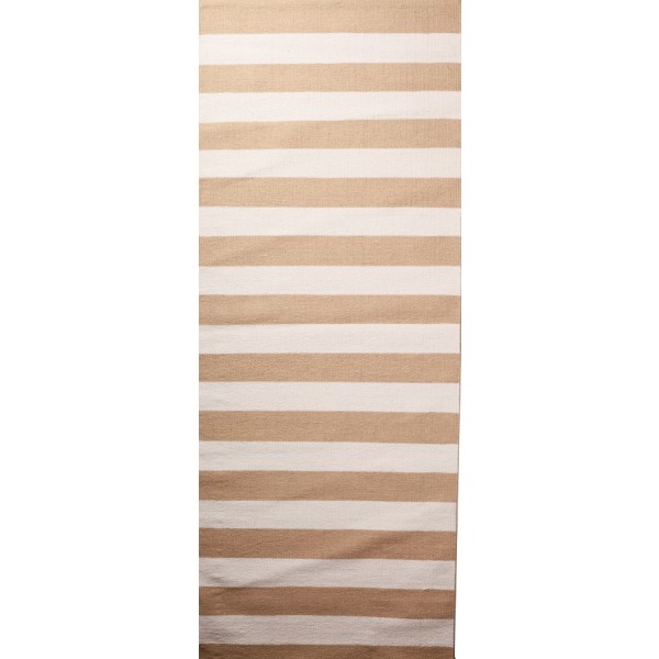 Puuvillamatto TEIJA Beige-Valkoinen