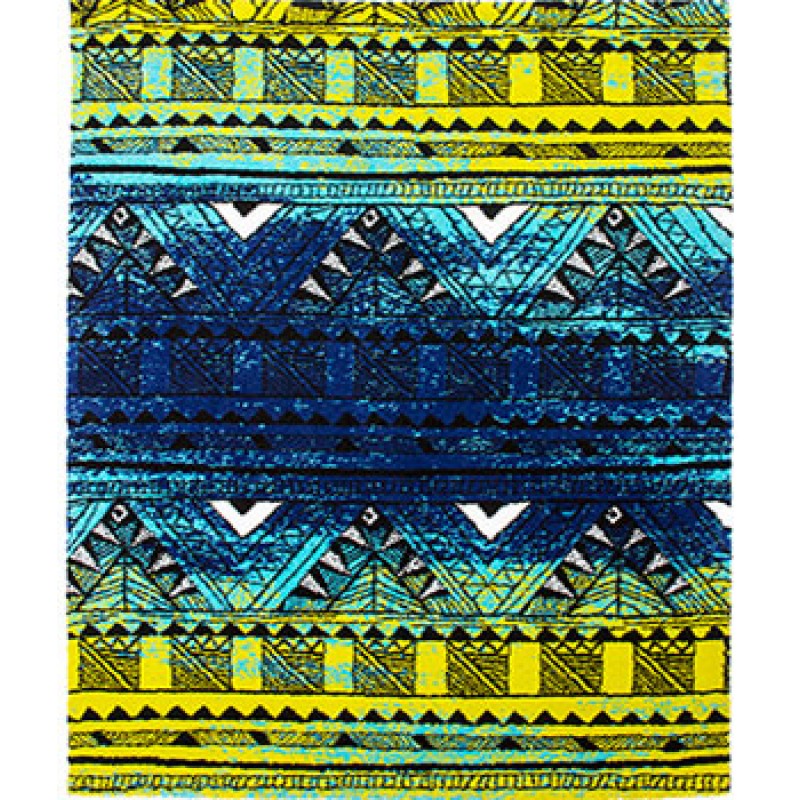 Plyysimatto MAYA  481 Green Blue