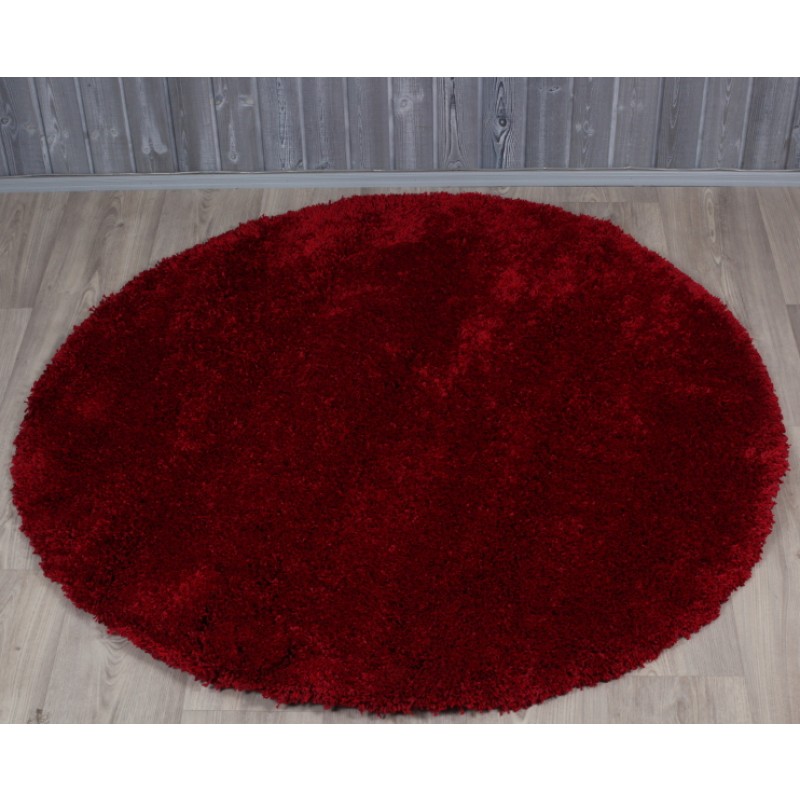 Pyöreä matto LOBBY PUNAINEN