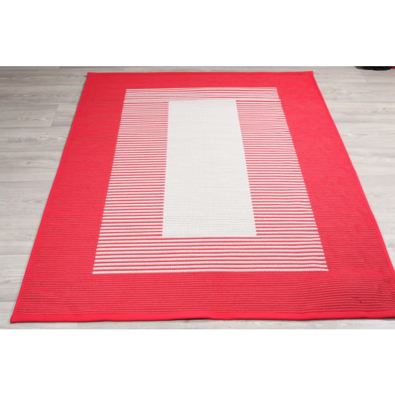 Paperinarumatto TAIKA Punainen/Luonnonvalkoinen