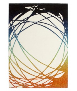 Plyysimatto CALIFORNIA 101 Valkoinen/Oranssi