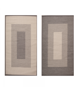 Matto LAKEUS Harmaa-Luonnonvalkoinen