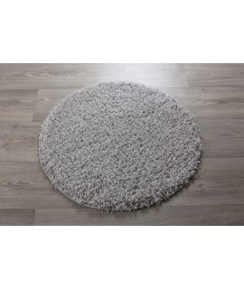 Pyöreä nukkamatto RELAX Hopea